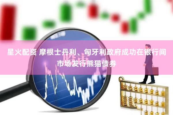 星火配资 摩根士丹利、匈牙利政府成功在银行间市场发行熊猫债券