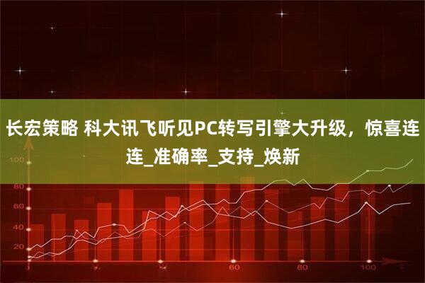 长宏策略 科大讯飞听见PC转写引擎大升级，惊喜连连_准确率_支持_焕新