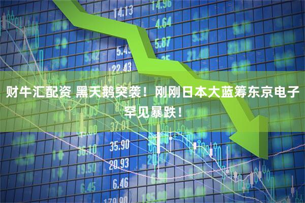 财牛汇配资 黑天鹅突袭！刚刚日本大蓝筹东京电子罕见暴跌！